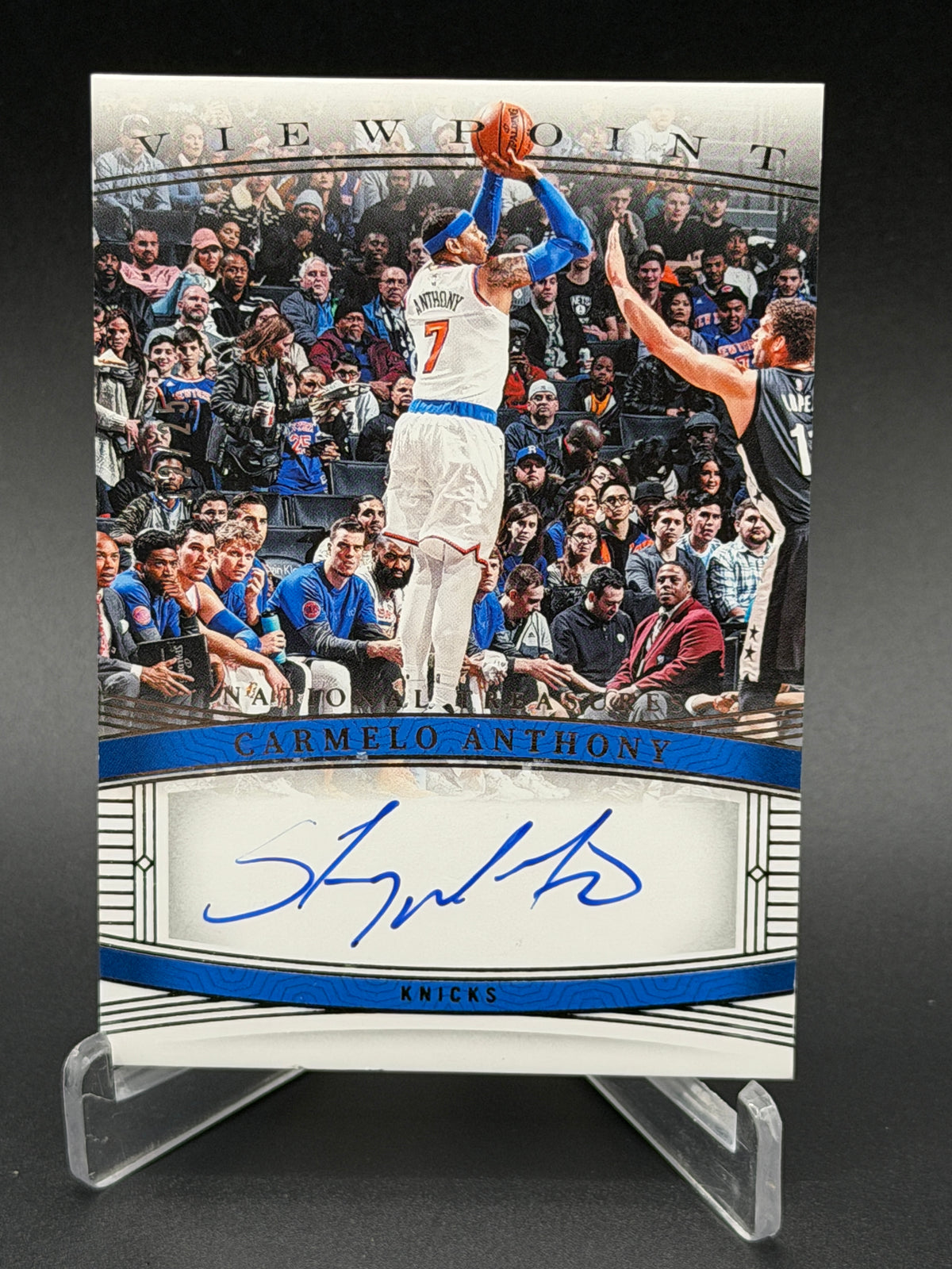 2023 National Treasures #VS-CAN Carmelo Anthony Viewpoint Signatures /25
