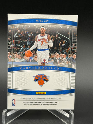 2023 National Treasures Carmelo Anthony Viewpoint Signatures International /18
