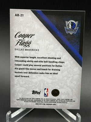 2025-26 Topps Signature Class #AR-21 Cooper Flagg Aristocrats Rookie RC