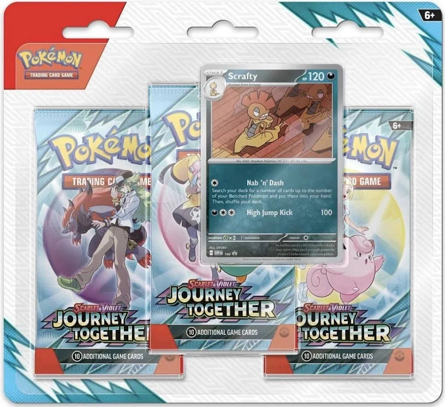 Pokémon TCG: Scarlet & Violet Journey Together 3-Booster Blister