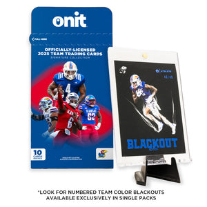 University of Kansas Football 2025 Trading Cards - Single Pack