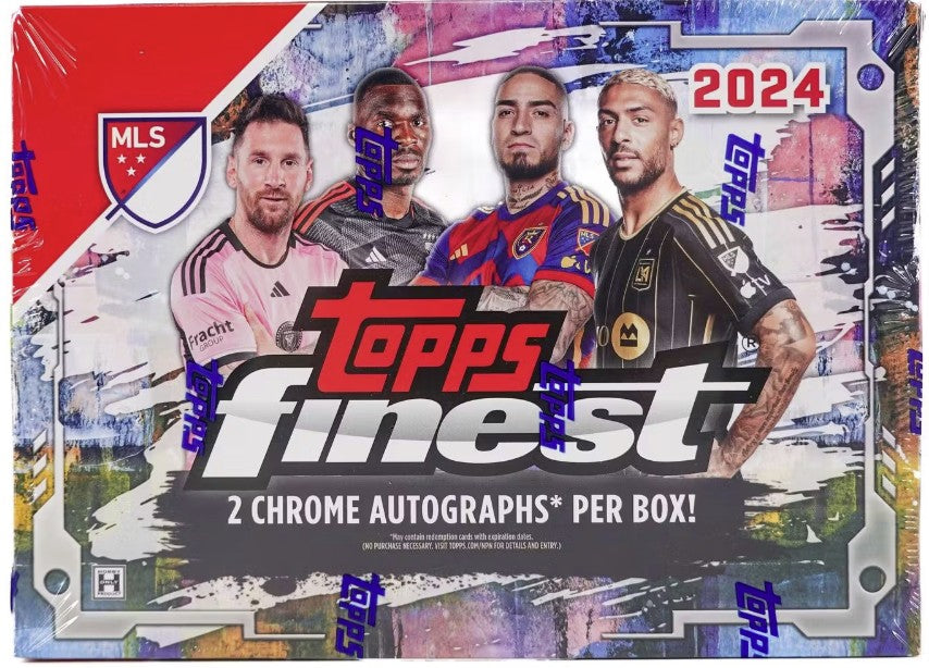 2024 Topps Finest MLS Soccer Hobby Box
