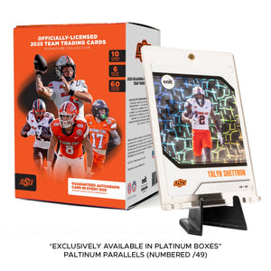 Oklahoma State University Football 2025 Trading Cards - Platinum Box