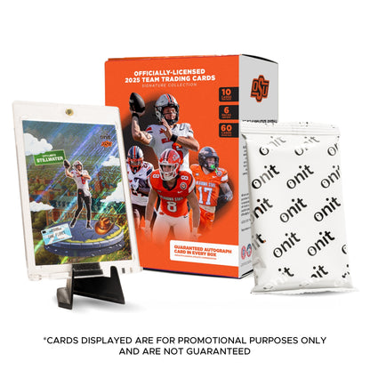Oklahoma State University Football 2025 Trading Cards - Platinum Box