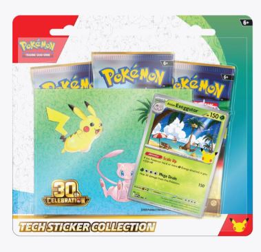 Pokemon 30th Celebration Tech Sticker Collection [Alolan Exeggutor] - ME: 30th Celebration (30C) (Copy)
