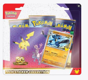 Pokemon 30th Celebration Tech Sticker Collection [Lucario] - ME: 30th Celebration (30C)