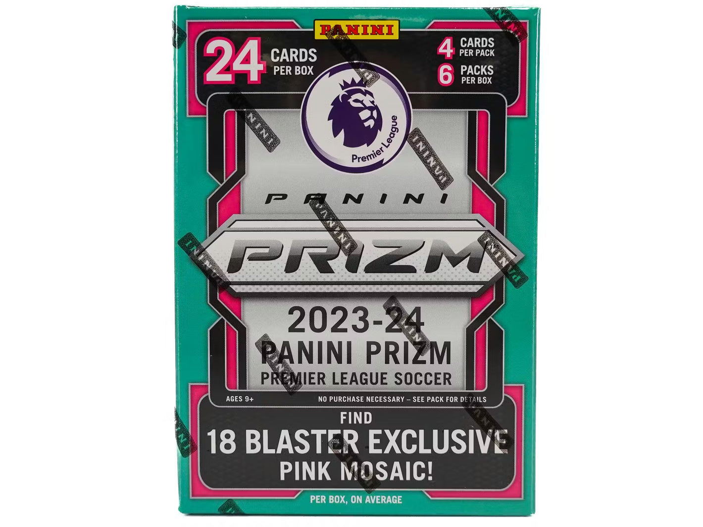 2023/24 Panini Prizm Premier League EPL Soccer Blaster Box (Pink Mosaic Prizms!)