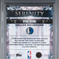 2025 TOPPS CHROME SERENITY #SY-6 KYRIE IRVING SERENITY-RED REFRACTOR PSA 10 /5