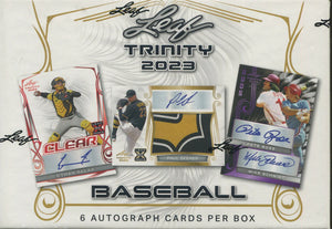 2023 -24 Leaf Trinity Baseball Hobby Box
