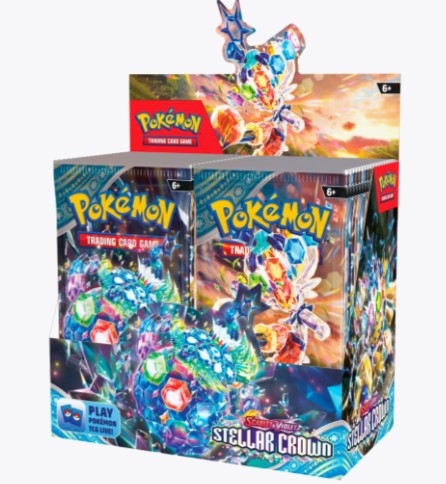 Pokemon Stellar Crown Booster Box - SV07