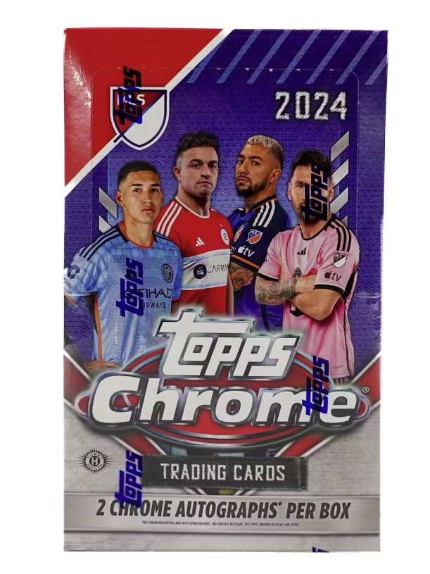 2024 Topps MLS Major League Soccer Chrome Hobby Box