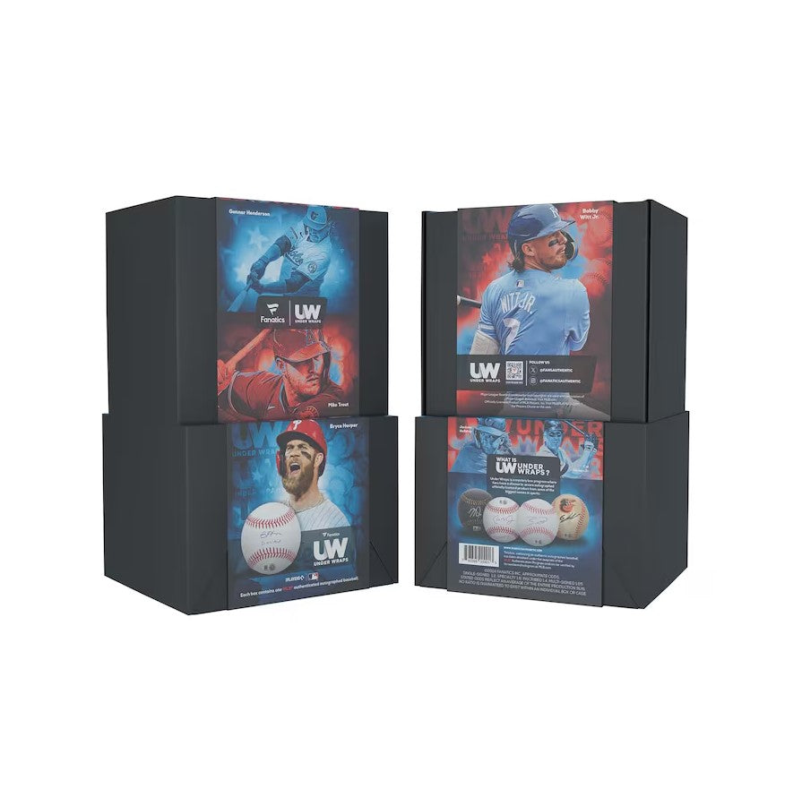Fanatics Authentic 2024 Under Wraps Autographed Single Baseball Mystery Box