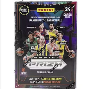 2023/24 Panini Prizm Turkish Airlines EuroLeague Basketball 6-Pack Blaster Box