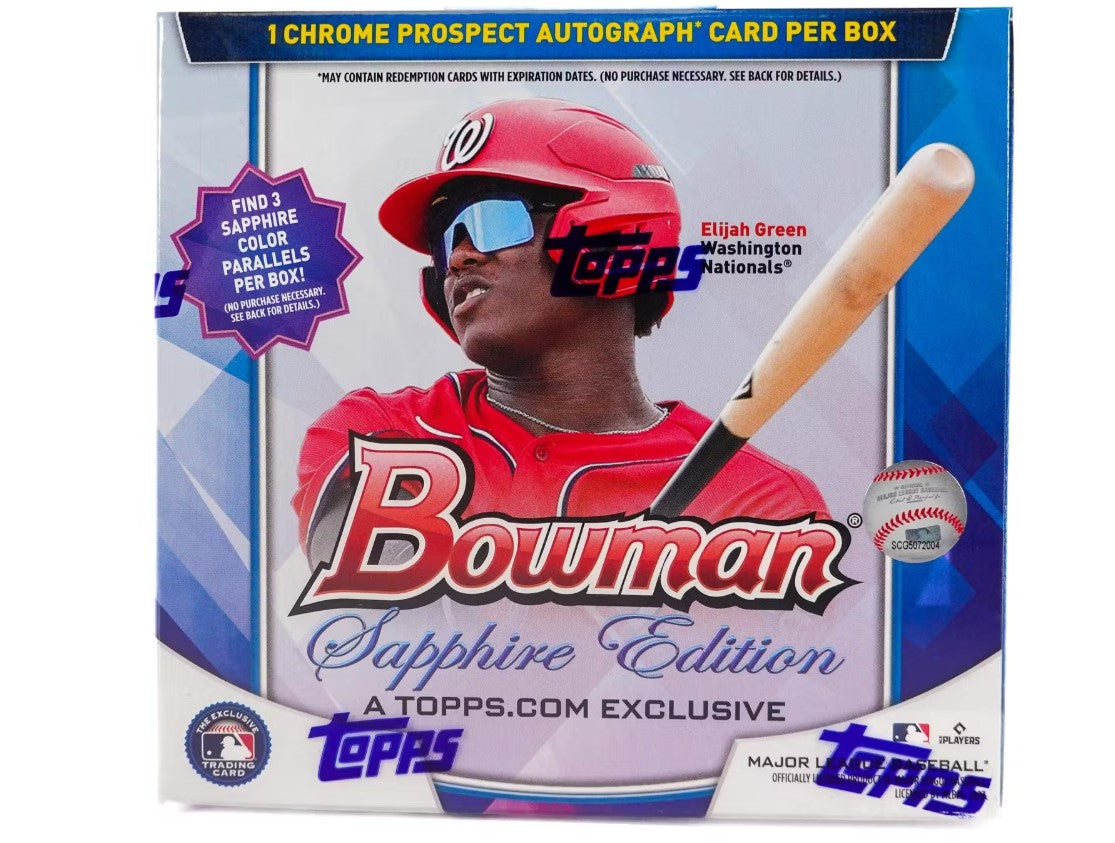2023 Bowman Baseball Sapphire Edition Hobby Box