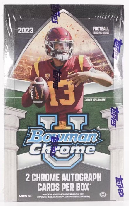 2023 Bowman University Chrome Football Hobby Box