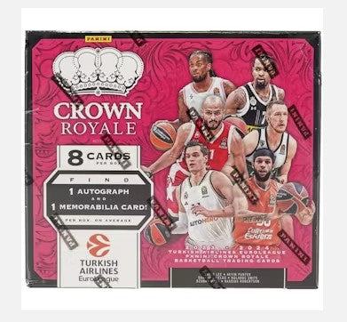 2023/24 Panini Crown Royale Turkish Airlines EuroLeague Basketball Hobby Box