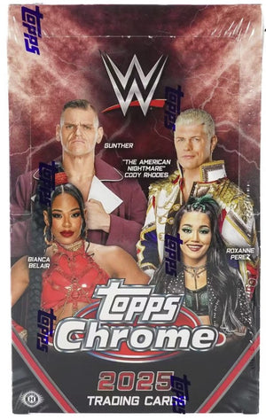 2025 Topps Chrome WWE Wrestling Hobby Box (Presell)