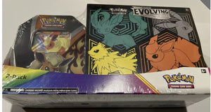 Pokemon Evolving Skies Elite Trainer Box and Tin 2-Pack Bundle