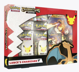 Pokemon Celebrations Collection Lance's Charizard V Box