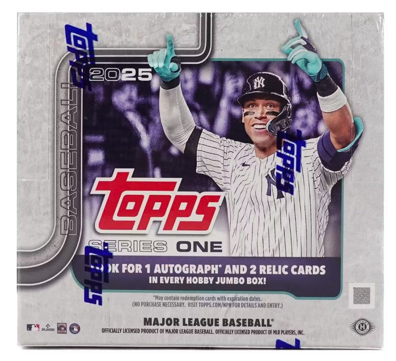 2025 Topps Series 1 Baseball Hobby Jumbo Box