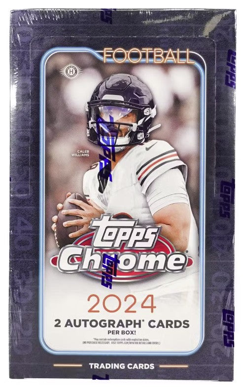 2024 Topps Chrome Football Hobby Box