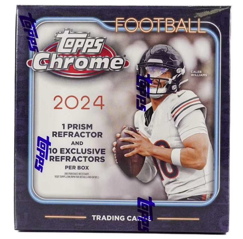 2024 Topps Chrome Football Mega Box (Presell)