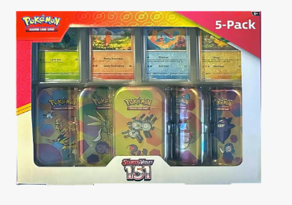 Pokemon Scarlet & Violet 151 Mini Tin 5-pack (Magneton)