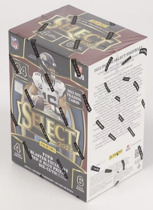 2022 Panini Select Football 6-Pack Blaster Box (Red & Blue Die-Cuts!)