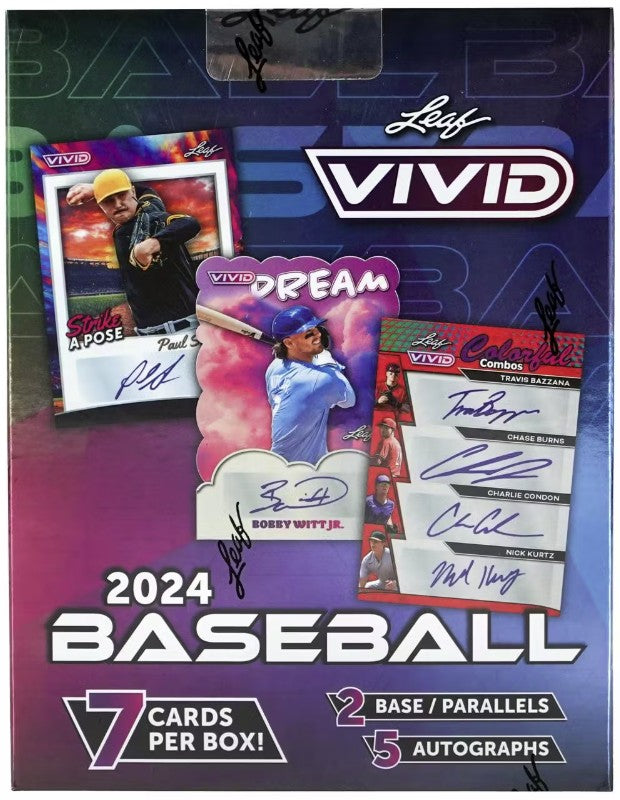 2024 Leaf Vivid Baseball Hobby Box
