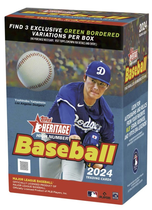 2024 Topps Heritage High Number Baseball 8-Pack Blaster Box