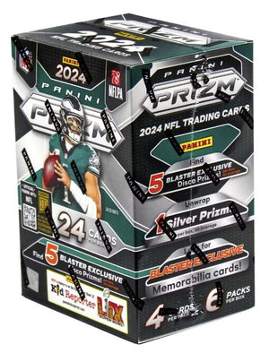 2024 Panini Prizm Football 6-Pack Blaster Box (Lazer Prizms!)