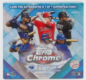 2020 Topps Chrome Update Series Baseball Sapphire Edition Factory Sealed Box