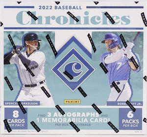 2022 Panini Chronicles Baseball Hobby Box