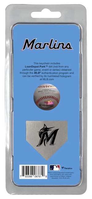 Miami Marlins Fanatics Authentic Dirt Key Chain