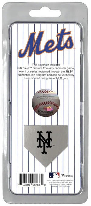 New York Mets Fanatics Authentic Dirt Key Chain