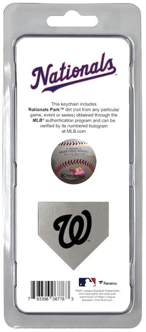 Washington Nationals Fanatics Authentic Dirt Key Chain