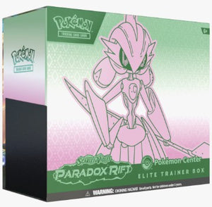 Pokemon Paradox Rift Pokemon Center Elite Trainer Box [Iron Valiant OR Roaring Moon]