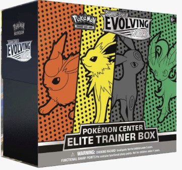 Pokemon Evolving Skies Pokemon Center Elite Trainer Box [Jolteon/Flareon/Umbreon/Leafeon]