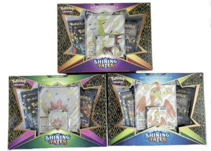 Pokemon Shining Fates Collection [Shiny Eldegoss V, Shiny Cramorant V, OR Shiny Boltund V]