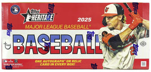 2025 Topps Heritage Baseball Hobby Box