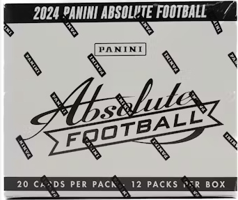 2024 Panini Absolute Football Jumbo Value 12-Pack Box