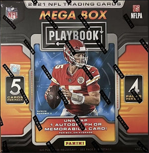 2021 Panini Playbook Football Mega Box (Orange Parallels!)