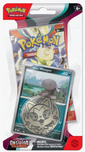 Pokemon Obsidian Flames Single Pack Blister [Paldean Wooper OR Pawmi] - SV03