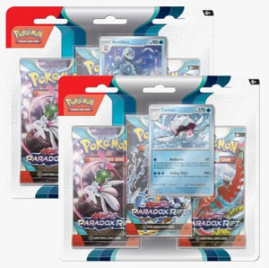 Pokemon Paradox Rift 3 Pack Blister [Cetitan OR Arctibax] - SV04