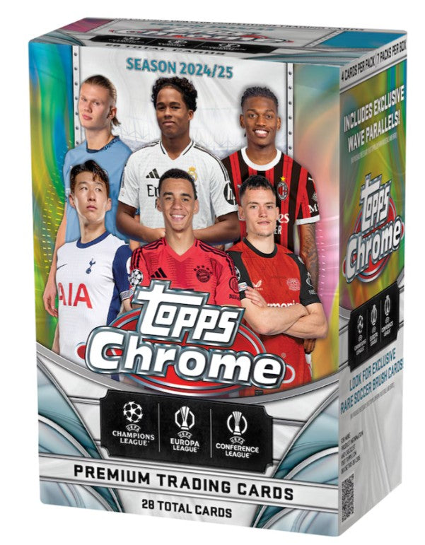2024/25 Topps Chrome UEFA Club Competitions Soccer Value Box