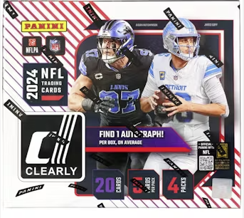 2024 Panini Clearly Donruss Football Hobby Box