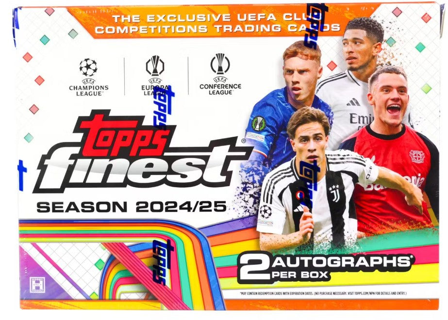 2024/25 Topps UEFA Club Competitions Finest Soccer Hobby Box