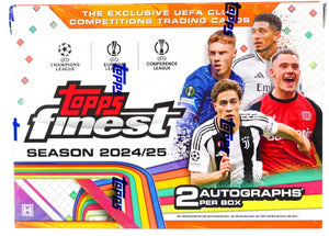2024/25 Topps UEFA Club Competitions Finest Soccer Hobby Box