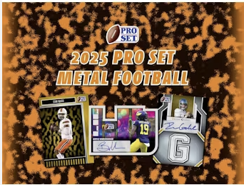 2025 Leaf Pro Set Metal Football Hobby Box