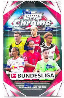 2024/25 Topps Chrome Bundesliga Soccer Hobby Box